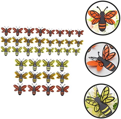 ДОИТУЛ 36 парчиња Налепница За Пчелен Ѕид Отстранливи Ѕидни Налепници Налепници За Свадбен Декор Налепници За Прозорци Од Мед Пчелен