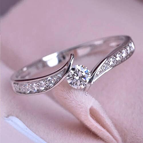 2023 Нови женски прстени за прстени за прстени со дијамантски прстени за сите жени Rose Knot Ring