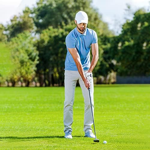 Balennz Golf Polos for Men Quick-суши атлетски манки Поло кошули со краток ракав летен случај на влага за голф голф кошула