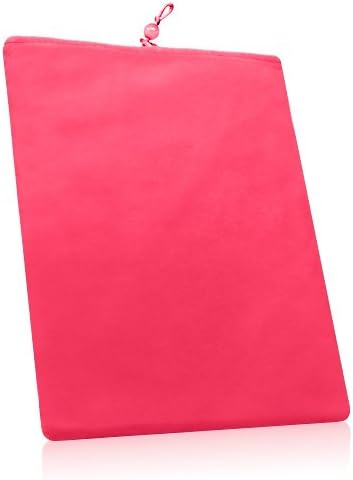 Кутија за боксерски бран компатибилен со lilliput fa1000 -np/c - кадифена торбичка, мека велурна ткаенина торба ракав со влечење - Cosmo Pink