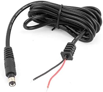 X-Gree 5.5x2.1mm DC Power Hack Meal Cable кабел за CCTV камера 1,5m (кабел de Cable de Jack de alimentación de CC De 5.5x2.1 mm