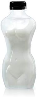6 ПК ПЕТ 38мм-11оз Пластично Шише, Шише Во Форма На Дамско Тело, Уникатна форма за секаков вид пијалок - вода, сок, чај, вежбајте