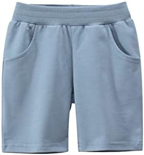 Детето Солд шорцеви за девојчиња момчиња спортски атлетски кратки панталони обични модни стебла на плажа со џебови
