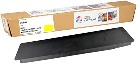 SHIKI Compatible Toner Cartridge for Toshiba E-Studio 2515AC/3015AC/3515AC/4515AC/5015AC Yield 38,000 Pages at 5% Coverage of Letter /A4
