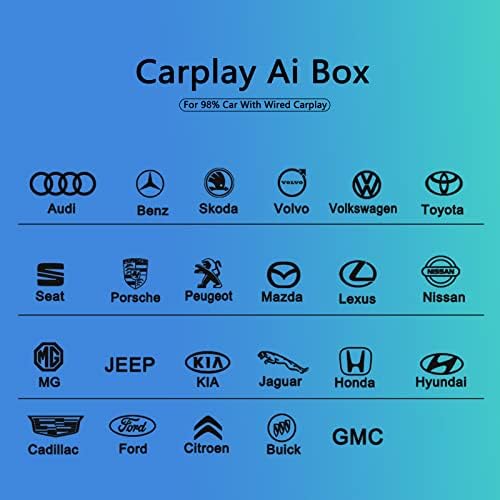 Магијата Carplay Ai Кутија Андроид 11.0 OS Окта Јадро 4GB RAM МЕМОРИЈА+64GB ROM ЗА OEM Жичен CarPlay СО GPS Навигација WiFi