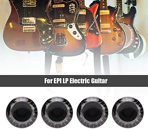 Копчиња за контрола на гитара, 4 парчиња Копчиња за контрола на јачината на звукот на тонот за брзина за додаток за електрична гитара EPI LP
