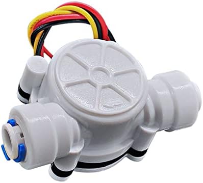 Liugou 1pcs 1/4inch PE цевководен сензор за проток на вода Сензор за вода диспензерот кафе машина за проток