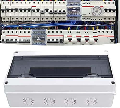 Кутија за дистрибуција на електрична енергија, ABS пластични MCB кутии за напојување IP65 360x200x110mm / 14.17x7.87x4.33in водоотпорен