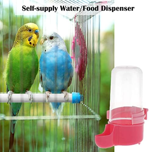 Автоматски Фидер За Птици Вода За Пиење Миленичиња За Хранење Птици За Фидер За Кафез За Птици Чаша За Пиење Шише За Шише За Семе