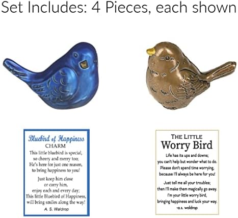 Подароци M2S Bluebird of Hackip & Little Carry Bird Pocket Charm & Story Card Set или пакет за нега