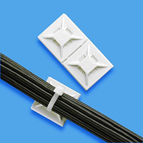 Panduit ABM112-A-D20 кабелска вратоврска, лепило поддржано, 4-насочен, најлон 6,6, црно