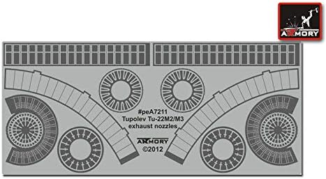 Armory Pea7211-1/72-Tupolev TU-22M2/M3 издувни млазници Фототечан сет