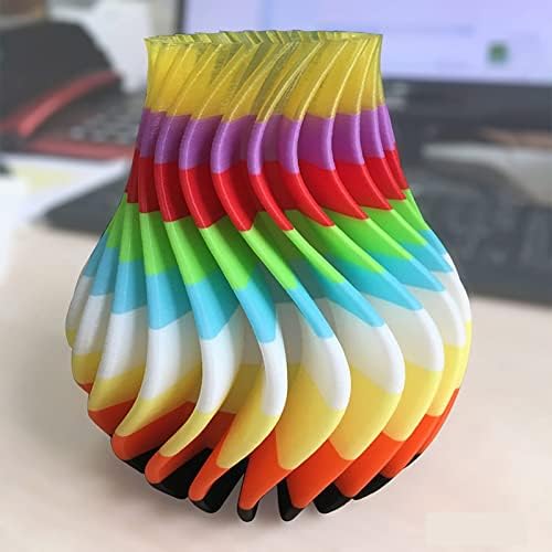 Конзумирани материјали за пенкало за печатење во Duhuamei, 1,75мм PLA филамент, мазно без искривување, димензионална точност +/- 0.03mm, 1kg/2.2lbs градиентна боја на бојата)