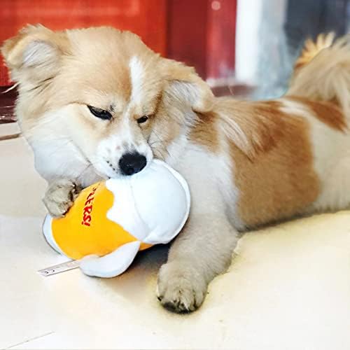 Ksnow Куче Писклив Играчки, 2 Пакет Пиво Шише Трајни Заби Чистење Кученце Џвакање Играчка, Интерактивни Куче Јаже Јазол Играчки За Мали