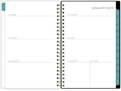 Сино Небо/ Кели Вентура Неделен / Месечен Календар За Планирање, 5 х 8, Пролетно Сино, јануари до декември 2023 година, 142011 година