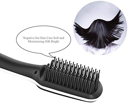 Cujux Негативен јон дигитален дисплеј за коса Артефакт Артефакт Негативен јонска коса зацрвнува електрична права чешел за коса