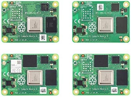 Додатоци за бранови, компатибилни со малина Пи, пресметано модул 4 доаѓа со HeatSink 1 GB RAM 0 GB EMMC блиц без WiFi