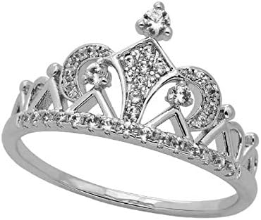 Прстени за венчавки и ангажмани со големина на бакар, дама 510 прстен темперамент прстен Елегантен предлог крунски прстени