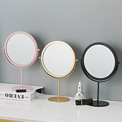 Grjuso Metal Decorative Mirror Ladies Desktop Mimror Mirror Craft Stereo Home Decor Decortory (боја: D, големина