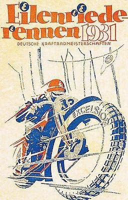 1931 Ајленриде Германско Првенство Во Мотоцикли Трка-Промотивен Магнет