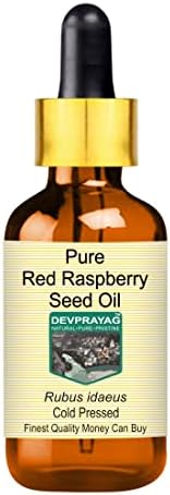Devprayag чисто црвена малина масло со стаклена капка ладно притиснато 5 ml