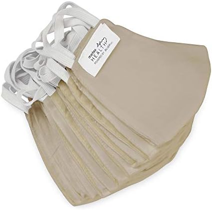 MARTEX 1C37963 Стандардна крпа за еднократна употреба удобно дишење цврсто лице за заштита на лицето, јамка за лице за жени и мажи