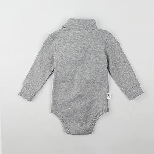 Бебе Крејси со долг ракав-Turtleneck Bodysuit NT322 Квалитет и Loveубов 029 3 месеци