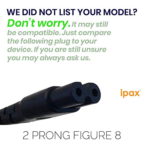 IPAX 10FT USB кабел и кабел за напојување компатибилен со EPSON XP-420 XP-430 XP-440 XP-320 ET-2720 ET-2850 C88+ печатач