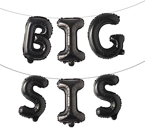 16 Разнобојни Балони Биг СИС Банер Фолија Букви Милар Балони За Тушеви За Бебиња Декорација На Роденденска Забава