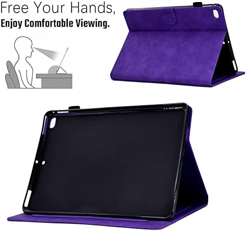 Тешки куќиште компатибилен со iPad Air Case, компатибилен со iPad Air 2, компатибилен со iPad 9.7 Case 2018/2017, премиум кожени