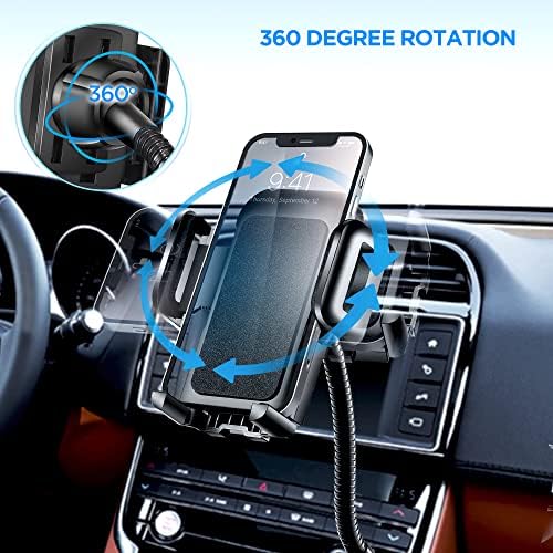 3-во-1 мултифункционален монтажа на автомобили + детектор за автомобили + детектор на напон, Soaiy Car Mount Charger Sharder Cradle W/Dual USB 3.1A полнач, приказ на напон на напон за iPhone7 6S 6 5S