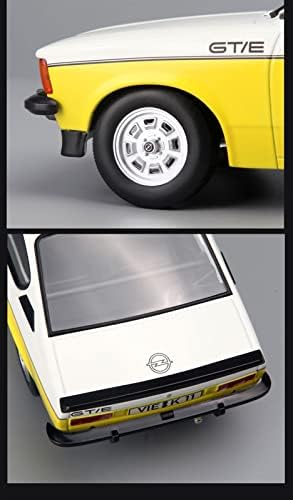 Model Model Model Model 1:18 за Opel 1977 Kadett GTE GTE висока симулација легура модел за лепење на автомобили со голема реплика автомобил собрани возила