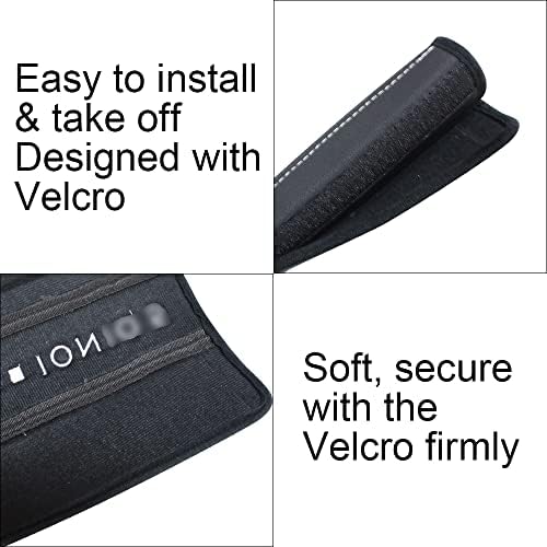BestevMod за ioniq5 Покрив за перничиња на безбедносниот појас 2 пакувања Седникот на безбедносниот ремен удобност на вратот заштитник