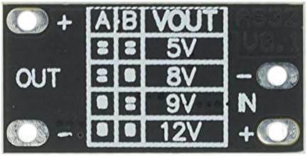 ZYM119 1PCS Мулти-функција Мини модул за зајакнување на таблата 5V/8V/9V/12V 1.5A LED индикатор DIY Електронски напонски модул коло