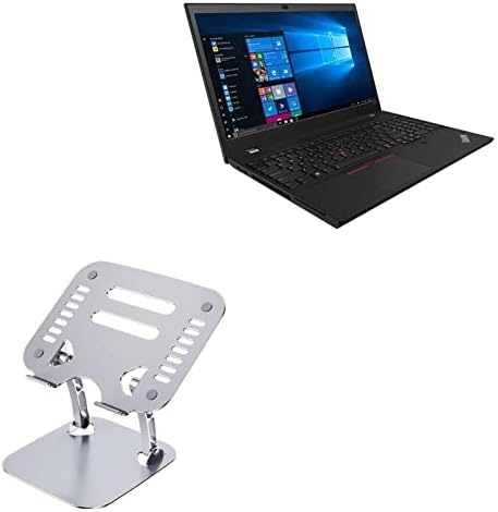 Држач за боксови И Монтирање Компатибилен Со Lenovo ThinkPad T15p - Извршен Држач За Лаптоп VersaView, Standономски Прилагодлив Метален Држач За Лаптоп-Метално Сребро