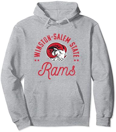 Државниот Универзитет винстон-Салем WSSU Rams Логото Пуловер Худи