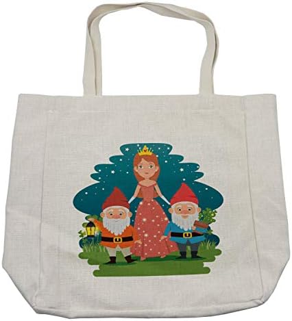 Торба за купување торба за гноми, приказни со џуџиња во шумски карактер Мајка природа девојки, еколошка торба за еднократна употреба за