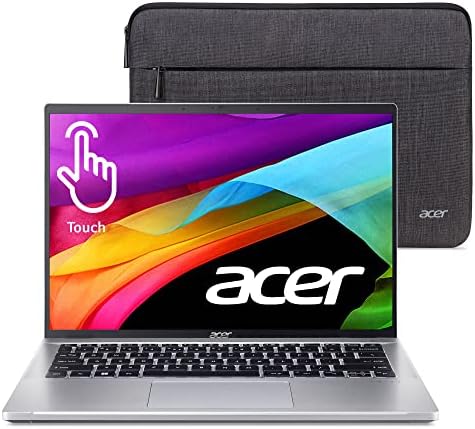 Acer Swift Оди 14 Intel Evo Тенок &засилувач; Лесен Лаптоп 14 1920x1200 Srgb Екран На Допир Intel Core i7 - 1355u Intel Iris Xe 16GB