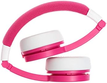 Tonies преклопени жични слушалки за деца - удобно дизајнирани да се вклопат во уво - работат со Toniebox и сите 3,5 mm уреди - розова