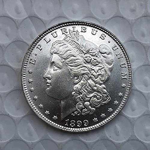 Американски 1899-Тите Верзија На Морган Монета Реплика Комеморативна Монета Сребрена Позлатени Занаети Странски Комеморативна Монета Колекција