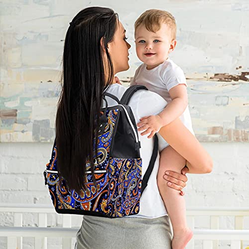 Пејсли Модел Пелена Торба Торби Мумија Ранец Голем Капацитет Пелена Торба Нега Патна Торба За Нега На Бебиња