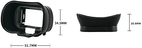 Dagijird Трајната долга камера Eyecup Eyepiece Eyepiepie ViewFinder Protector Parts Parts за Sony A1 Alpha 1 ILCE-1 го заменува FDA-EP19 Cup за очи