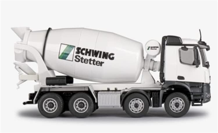 Конрад Стертер за Мерцедес за бенз-арокс 4-оски камион со бетонски миксер Швинг-Стентер 1/50 ДИЦАСКИ КАМИ