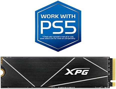 XPG 512GB Gammix S70 Blade - Работи со PlayStation 5, PCIe Gen4 M.2 2280 Внатрешно игри SSD до 7.400 MB/s