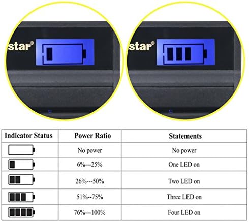 Kastar Слим Lcd Полнач ЗА NB - 3l &засилувач; PowerShot SD10, SD100, SD110, SD20, SD500, SD550, Дигитални IXUS 700, 750, i, i5,