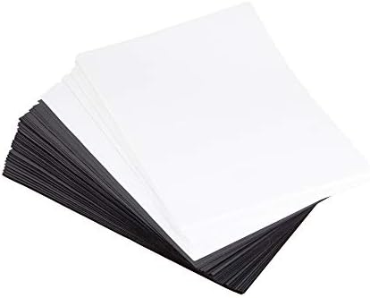 Крејола црно -бел градежен дел за градежни хартија, ексклузивни Амазон, 200 листови
