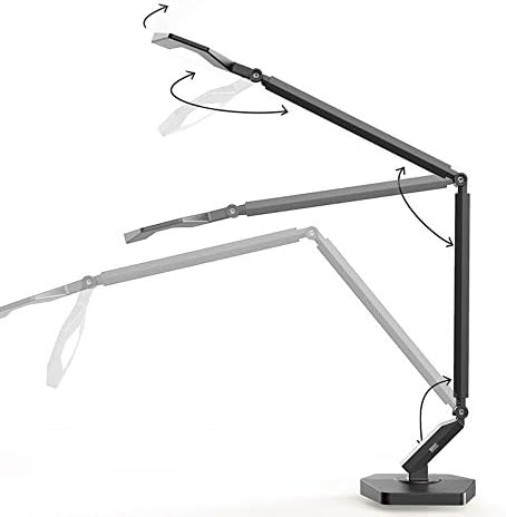 Wocoyotdd Desk Lamp Dimmable Office Lamp со USB порта за полнење, полнење ， LED светилки ， допрете го/исклучувањето на прекинувачот