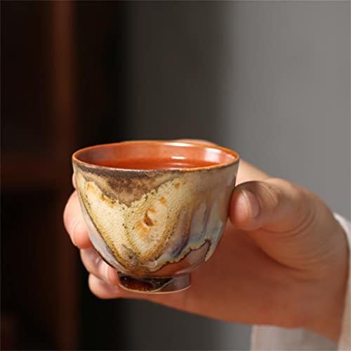 CXDTBH 60ml Гроздобер Керамички Шолја За Чај Груб Керамика Мастер Чаша Чај Чаши Јапонски Стил Мал Чај Сад Кутија Декор