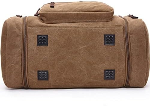 Чанти со чанти со голем капацитет торба за багаж мода за одмор, трендовски месинџер за отворено преносно платно за патувања за патувања