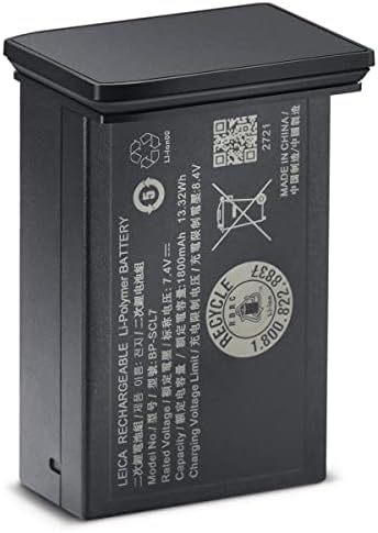 Leica BC-SCL7 полнач за батерии со BP-SCL7 литиум-јонска батерија, црна